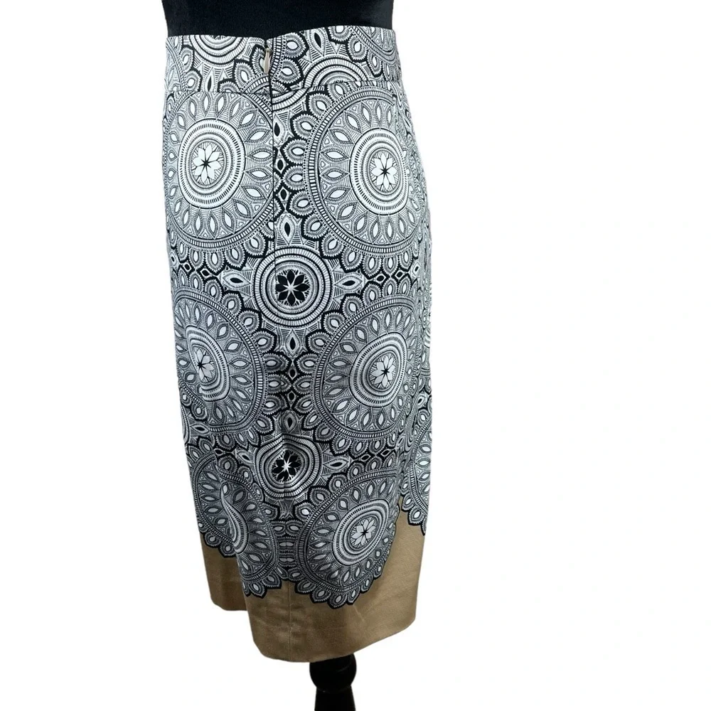 The Limited Fully Lined Abstract Geometric Print Pencil Skirt Size 6
